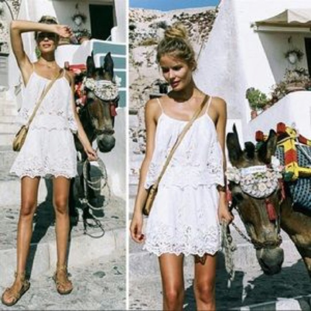 Spell Magnolia Skirt Size M White